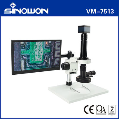 モノキュラービデオ顕微鏡 VM-7513 10X - 200X ジュエリー時計用ズーム顕微鏡