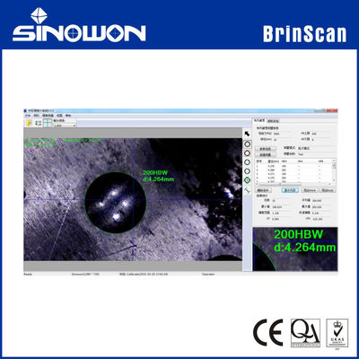 ポータブルデジタル光学ブリーネル硬度テスト計測システムBrinScan
